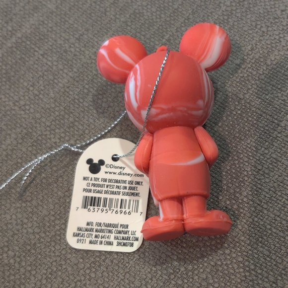 Hallmark Ornaments Disney Mickey Mouse Heart Pink - Picture 2 of 4